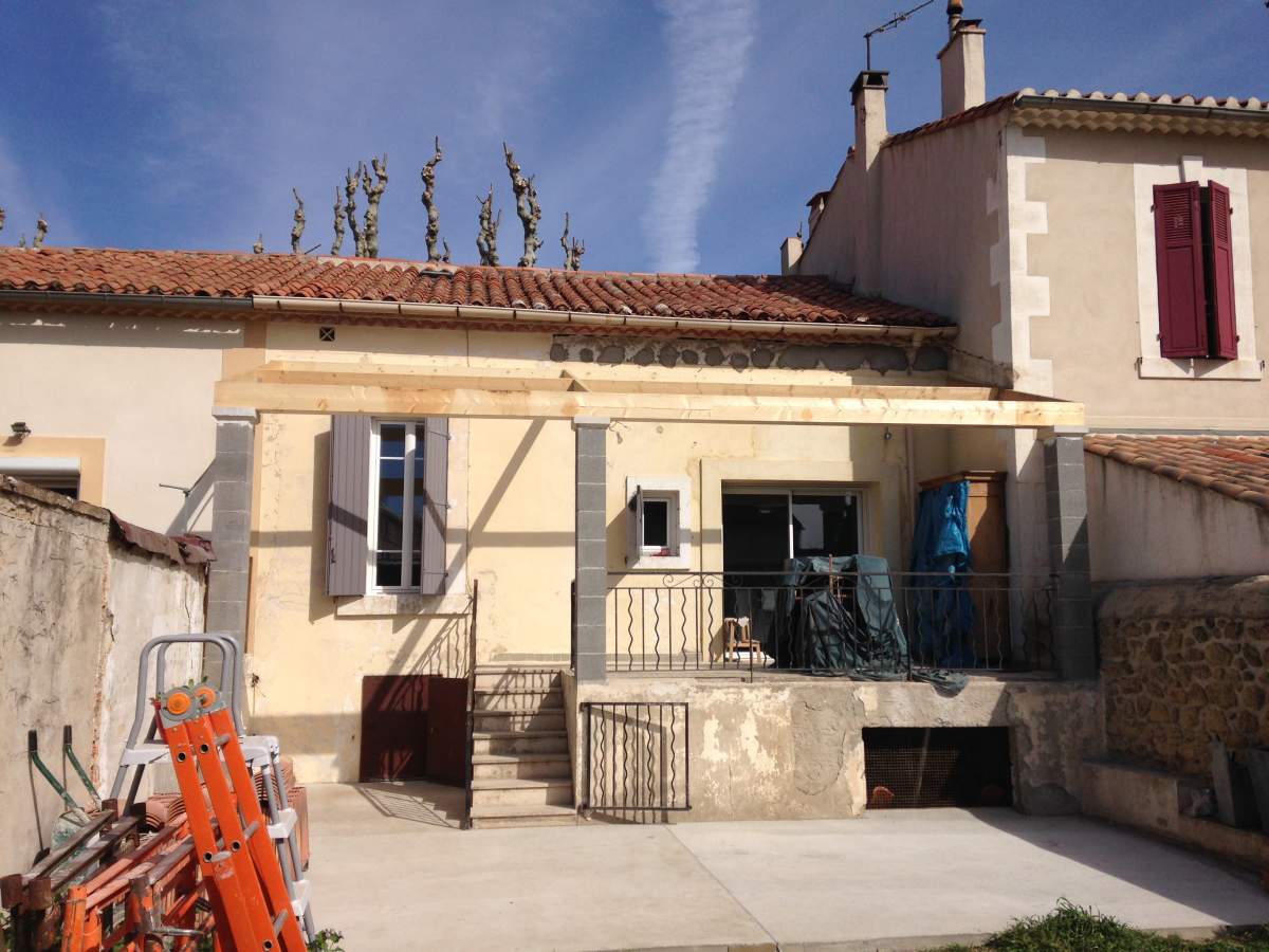 Rénovation d'un pavillon des années 1900 à Salon de Provence 13300-vue d'ensemble